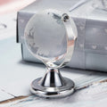 Crystal Clear Desk Globe with Stand