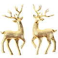 Gold Deer Statues - Luxury Christmas Decor