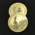 Gold badge coin 2009 ( Australian Kangaroo and Elizabeth)